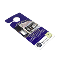 Impression de flyers suspendus personnalisés pour porte, flyers pour porte, publicité pour hôtel et entreprise