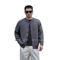 Nouveau Pull Homme Gris à Manches Longues Automne 2025 – Coupe Ample Simple, Tendance et Polyvalente, Tricoté