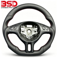 Volant en cuir pleine fleur personnalisable, très demandé, adapté aux modèles BMW E46 M3 M6 E61 E62 E63 et autres