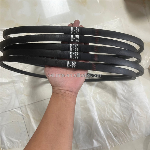 B59 Industrial Rubber V-belts 1569mm Wrapped Classic V-Belt B59 Belt