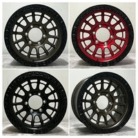 Jantes en stock 16x8 17x9 pouces ET0mm 6x139.7 Noir mat Jantes tout-terrain pour Toyota Tacoma RAM 1500 Chevy Silverado 1500