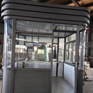 Cabine de sécurité ronde en acier préfabriqué, construction soudée légère pour usage industriel - Product Image 2