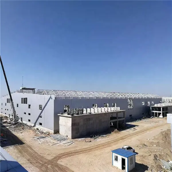 High Quality Large-span Steel Structural Buildings prefabricated industrial steel structure workshop