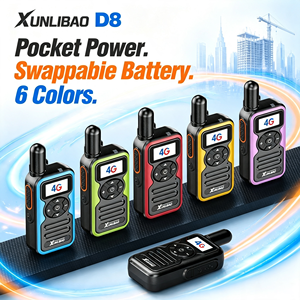 Radio XUNLIBAO 4G LTE PoC D8 Mini Portátil de Bolsillo con Batería Extraíble, 6 Colores, USB Tipo-C, Walkie Talkie Global de Largo Alcance - Product Image 1