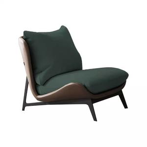 Modernes Luxus Nordisches Wohnzimmer-Sessel-Akzent-Lounge-<span class=keywords><strong>Sofa</strong></span> zum Verkauf Einzel-Relaxsessel Fußstütze Entspannungs-Sitzmöbel für Zuhause - Product Image 6