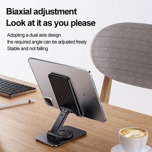 Boneruy support pivotant pour ordinateur portable léger et rétractable support pour <span class=keywords><strong>tablette</strong></span> et téléphone portable support de téléphone de bureau pliable réglable - Product Image 5