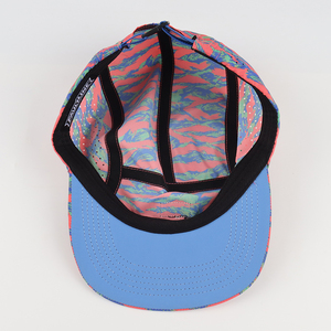 Bán Buôn Biểu Tượng Tùy Chỉnh Ngoài Trời Thể Thao Phong Cách Nylon Chạy Cap Laser Cut Thoáng Khí Phẳng Mũ Mũ Đầy Đủ In Ấn Bãi Biển Trượt Tuyết Mùa Đông - Product Image 5