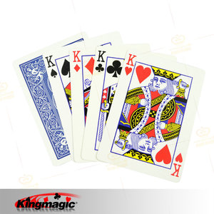 Tarjeta Mágica Semi-Dibujada, Tarjeta Genéticamente Modificada, Vista Trasera del Emperador, Tarjeta con Marca de Cabeza Grande, Accesorios de Magia para Juegos de Cartas - Product Image 3