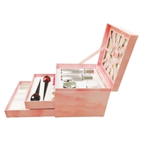 Boîtes cadeaux en carton rigide écologiques personnalisées en gros pour parfums, soins de la peau, sérums, emballages cosmétiques, ensemble de 3 couches, fabrication artisanale personnalisée