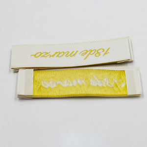 Shuttle Loom Clothing Labels Soft Woven Labels Custom Clothing Garment Labels Clothing Tags - Product Image 2