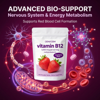 Comprimés de Vitamine B12 Premium 5000mcg pour le Métabolisme Énergétique et la Santé Nerveuse – Pour Adultes, Adolescents et Femmes Enceintes – 240 Comprimés – OEM
