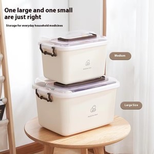 Teyida grande capacità portatile crema stile medicina scatola di stoccaggio Multi-strato materiale PP manici ermetici impermeabili per - Product Image 3