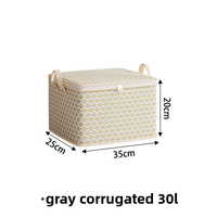Bolsa de Almacenamiento Gigante Ondulada, Bolsa de Almacenamiento para Mudanza, Organizador Especializado para Ropa de Dormitorio y Hogar, Venta al por Mayor de Fábrica