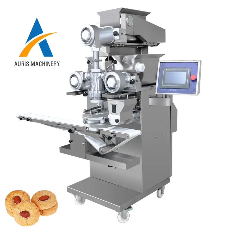 Máquina de biscoitos pequena de boa qualidade, máquina macia para fazer biscoitos, equipamento de padaria, bolinhos recheados, máquina