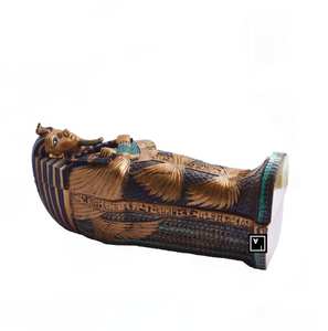 Figurine de grande Sculpture roi égyptien tutankhun, pharaon Sarcophagus, Sculpture pour maman - Product Image 5