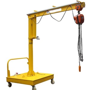 5 Ton Portable Jib Crane Mobile Cantilever <b>Hoist</b> New Construction Farm Industries Electric <b>Hoist</b> 3 Phase 380V Gear <b>Engine</b> Motor - Product Image 3