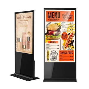 Écran publicitaire LCD de haute qualité avec fonction SDK, 32, <span class=keywords><strong>43</strong></span>, 50, 55, 65 pouces, pour intérieur, avec support au sol, indice de protection IP65 - Product Image 1