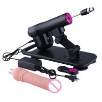 AUXFUN 3XLR Machine sexuelle automatique à poussée, modèle de base avec télécommande, pour hommes et femmes, mini machine d'amour portable