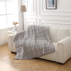 Manta Ponderada de Alta Calidad, Tejida a Mano, Acolchada, de Sherpa Afelpada, para Adultos, Relleno de Poliéster Premium, Lavable a Máquina, para el Hogar - Product Image 3