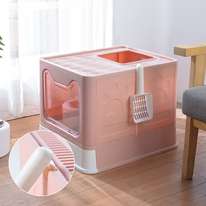 <strong>Automatic</strong> Self Cleaning Cat Toilted Foldable Cat <strong>Litter</strong> Box With <strong>Tray</strong> - Product Image 6