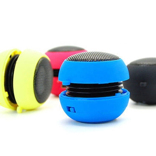 2025 Hot Sale Mini Portable Amplifier Hamburger Speaker with Built-in Microphone and Battery for iPad Laptop