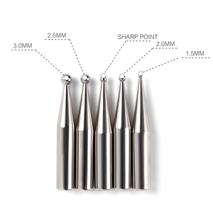 Ensemble de 6 stylos de gravure interchangeables pour nail art, avec manche en acrylique et outils de dessin en alliage pour la manucure - Product Image 2