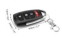 Télécommande universelle sans fil 433 MHz pour clonage de commutateurs, duplicateur de contrôle de portail et de porte de garage, clé de télécommande de portail