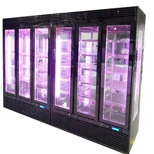 3 Doors Beef Aged Machine Meat Curing Cabinet Steak Age Fridge Dry Aging Refrigerator For Meat Beef