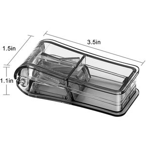 Fullicon 小型錠剤用ピルカッター、錠剤分割器、収納ボックス付きビタミンカッター - Product Image 4