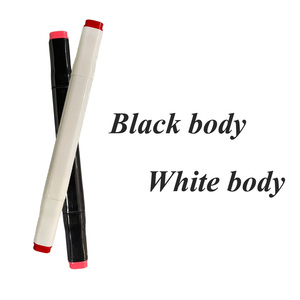 Marqueur blanc à pointe fine, en plastique, à base d'huile, pour dessin animé et <span class=keywords><strong>aquarelle</strong></span>, conception monobloc - Product Image 1