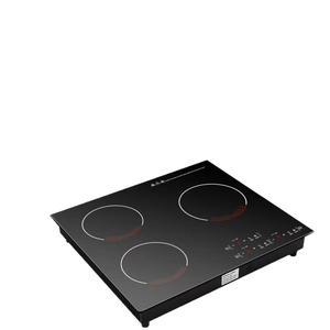 Cuisinière à induction multi-têtes commerciale, plaque vitrocéramique électrique 3000W, prise transfrontalière Europe/Royaume-Uni/États-Unis - Product Image 3
