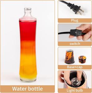 Lámpara Magma con Forma de Volcán, Lámpara de Movimiento, Luz Nocturna Relajante para Adultos, Luz Nocturna Decorativa para el Hogar y la Oficina, Regalo para Niños, Cumpleaños - Product Image 2