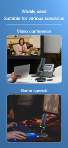 2024 Nâng Cấp USB <span class=keywords><strong>Microphone</strong></span> Cho Máy Tính Mic Cho Chơi Game Podcast Live Streaming Youtube Trên PC Mic Studio Với RGB Chiếu Sáng - Product Image 6