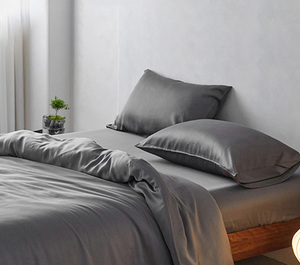 <span class=keywords><strong>Oeko</strong></span> Chứng Nhận Nữ Hoàng Kích Thước 4Pcs Bộ Đồ Giường Thiết Lập Mềm Tấm Phẳng Sâu Túi Được Trang Bị Tấm Tre Duvet Cover Set Với 2 Gối - Product Image 2