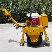 Rouleau compresseur vibrant autoporté FURD FYL-600 à tambour unique, haute puissance, 70 Hz, force d'excitation 15 KN, avec pompe, pour travaux routiers