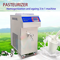 Automatique Commercial 60L /30L MIX Lot Pasteurisateur Pasteurisateur Pour Lait Machine Crème Glacée Gelato Lot Congélateur Stérilisation