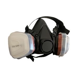 पेशेवर चीन निर्माता थोक औद्योगिक धूल फिल्टर सिलिकॉन श्वसन आधा चेहरा गैस मास्क वेल्डिंग - Product Image 4