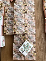Ensemble de Mahjong Américain de Luxe Moderne avec Tuiles en Acrylique Résistantes à l'Eau – Cadeau Idéal pour 4 Joueurs