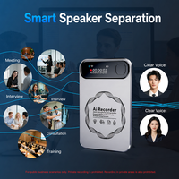 AI Not Alıcı Ses Kaydedici 152 Dil Çağrı Kaydı Sesden Metneye MP3 32kbps WiFi Senkronizasyon Renkli Ekran Telefonlar İçin Toptan Satış
