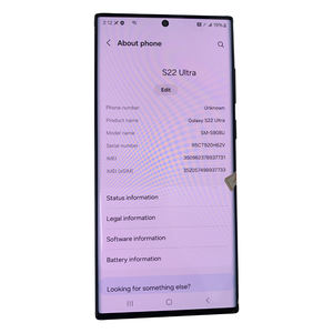Smartphone mobile d'occasion pour <span class=keywords><strong>Samsung</strong></span> <span class=keywords><strong>Galaxy</strong></span> <span class=keywords><strong>S22</strong></span> Ultra 5G Téléphones portables d'occasion <span class=keywords><strong>S22</strong></span>+ <span class=keywords><strong>S22</strong></span> S21 S21 Ultra S23 - Product Image 2