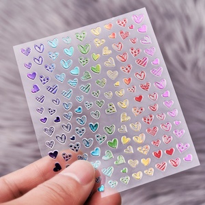 Calcomanía <span class=keywords><strong>de</strong></span> uñas con diseño <span class=keywords><strong>de</strong></span> flores para <span class=keywords><strong>manicura</strong></span>, 1 hoja, pegatina <span class=keywords><strong>de</strong></span> corazón <span class=keywords><strong>de</strong></span> hoja para Patrón <span class=keywords><strong>de</strong></span> uñas, envoltura <span class=keywords><strong>de</strong></span> pintura, papel <span class=keywords><strong>de</strong></span> aluminio, tatuaje, novedad <span class=keywords><strong>de</strong></span> <span class=keywords><strong>2022</strong></span> - Product Image 4