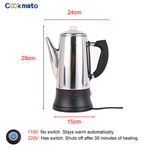 Percolatore Elettrico per Caffè in Acciaio Inox di Alta Qualità, Marca Nick, per Uso Domestico in Nuova Zelanda - Product Image 4