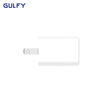 Adaptateur secteur compact GULFY 30W 3 ports USB-C/L/A avec broche pliable CE/FCC/RoHS Chargeur rapide pour Apple Android Huawei Prise US