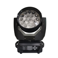 Projecteur de lumière de scène Led, éclairage de scène haute puissance 4 en 1 couleur RGBW 19x30w avec tête mobile et zoom, rvb lavage, 600w