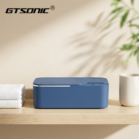 Nettoyeur à ultrasons domestique GTSONIC GT-X1 électrique portable numérique 40 kHz pour lunettes et bijoux, 450 ml, arrêt automatique en 5 minutes, 48 kHz