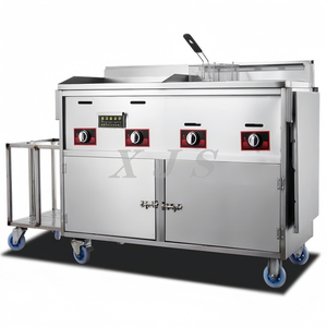 Carretto Multifunzione per Venditori Ambulanti, Carrello per Snack e Cibo Fritto, Ideale per Mercati Notturni, Carretto per Tiramisù e Tipanyaki - Product Image 5
