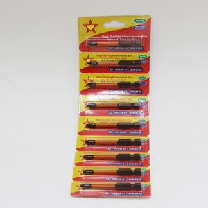 Brocas de Acero de Alta Dureza Ph2 de Varias Especificaciones en Stock de Fábrica MYJ, Embalaje en Tarjeta Colgante para Supermercados - Product Image 1