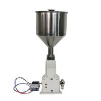 Machine de remplissage semi-automatique électrique 200 ml pour liquides, pâtes, miel, huile, eau, en canettes et bouteilles en verre/plastique avec pompe