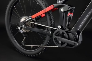 2023 nouveau 250w <span class=keywords><strong>e</strong></span> vtt 12 vitesses à suspension complète en fibre de carbone vtt électrique 27.5 pouces vélo de descente - Product Image 5