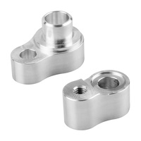 Kit adaptateur de bloc d'air conditionné arrière en alliage d'aluminium usiné CNC et acier inoxydable
